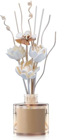 Oxmidud Flowers Reed Diffuser Sticks Set, Scent Diffuser Stick, Fake Dried Flowers Fragrance Oil Reed Diffuser Sticks for Bathroom Shelf, Office, Home Kitchen Decor (Bottle Not Included)