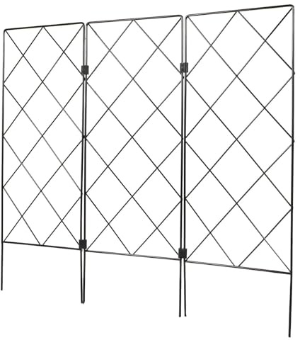 YARNOW Soporte para Plantas Trepadoras Plegable Multifuncional, Estructura de Jardinería Resistente para Guisantes, Tomates y Pepinos, Marco de Escalada Reutilizable para Jardín y Balcón