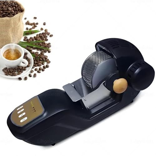 Varmluftskafferostare,1600w Elektrisk Automatisk Kaffebönrostare Med 7-Stegs Temperaturkontroll,300g Kapacitet Liten Kafferostare För Hemmabruk Med Avtagbar Bönkorg I Rostfritt Stål