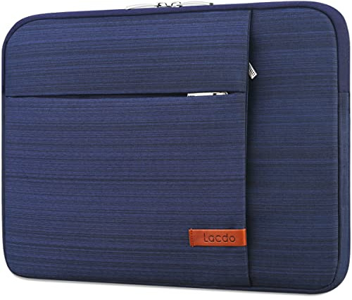 Lacdo 15,6 pollici Custodia per Computer Protettiva Portatile per ASUS TUF/Vivobook/ZenBook, HP Pavilion 15, Acer Aspire/Chromebook 15, Lenovo IdeaPad 15/Legion 5 Impermeabile, Blu