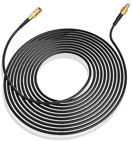 RED WOLF SMB DAB Verlängerungskabel 6m GPS Antennenkabel SMB Stecker auf Buchse Adapter Verlangerung Kabel Auto Antenne Kabel GPS GSM WLAN