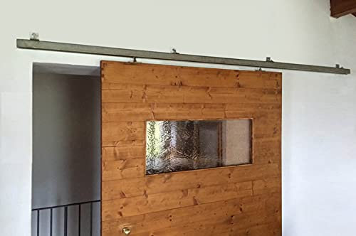 SISTEMA SCORREVOLE CON BINARIO 150/300 CM PER PORTE SCORREVOLI MAX 150 KG AERREGI® (300 CM)