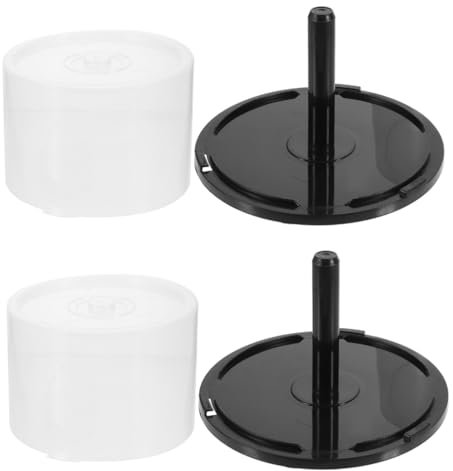 OSALADI 4pcs Empty Dvd Storage Bucket Cd Storage Holder Portable Cd Case Material Organize Your Collection
