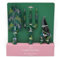 Fork, Trowel and Secateurs Garden Tool Set - William Morris Larkspur Design, Green