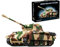 Technik Militär Panzer Bausteine Modell, 1962 Teile Groß Leopard G Tank Modell Spielzeug, WW2 Armee Klemmbausteine Tank Modellbausatz, Geschenk für Kinder Erwachsene, Kompatibel mit Großen Marken