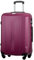 PUCCINI Koffer Paris Hartschalenkoffer Handgepäck Trolley Leicht Reisekoffer mit 2 Rollen S-M-L-XL (Weinrot, S)
