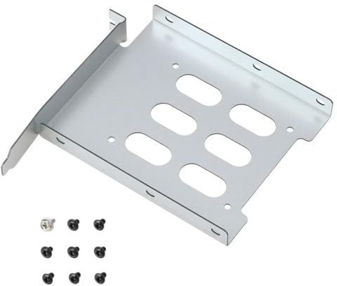 SYLEN Soporte para tarjeta gráfica para PC, adaptador de disco duro de 12 cm, montaje de altura completa para ranura PCI SSD HDD de 2.5 3.5 pulgadas