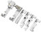 La Canilla ® - Overlockfuß Set für Nähmaschinen Singer 14SH654, 14SH754 und mehr Modelle