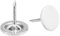 QUARKZMAN 50 Piezas de Clavos de Tapicería, Cabeza Plana de 11mmx13mm, Clavos Decorativos para Muebles, Tachuelas de Tapicería para Sofás y Cabeceros, Blanco