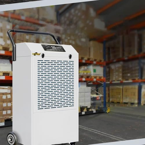 RayGenius Deshumidificador Comercial 60 litros/DíA | Deshumidificador Comercial con Compresor | Deshumidificadores | Deshumidificadores [Clase De Eficiencia EnergéTica A],White