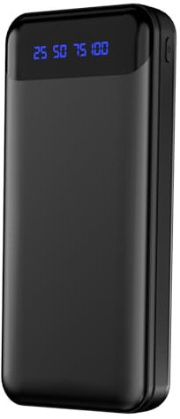 Batterie Externe Charge Rapide 2 Packs 16000mAh Slim Power Bank avec Affichage LED, Chargeur Portable Powerbank avec 2 Sorties USB 3A pour iPhone 15 14 13 Pro Max, Tablette Etc.