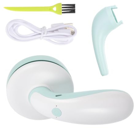 Hoement Petit Aspirateur Électrique Portable Bleu 1200mah pour Bureau et Voiture Haute Vitesse Centrifuge, pour Poussière et Cendres Clavier et Table