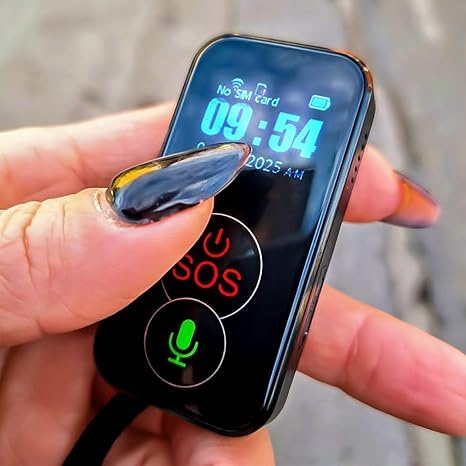 Portachiavi GPS/GSM 4G con Chiamata di Emergenza SOS – Dispositivo di Sicurezza Intelligente per Donne, Bambini e Anziani, con Localizzazione in Tempo Reale e Allarme caduta SOS (FA-81)