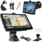 9 Inch GPS Navigator Sat Nav - 2025 Latest UK Map Sat Navs for Cars, Trucks and Buses,HD TFT Touch Screen HGV Satnav, Voice Turn Directions, Postcode Search, Lifetime Free Updates