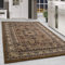 HomebyHome Vintage Teppich 300 x 400 cm Orientalischer Teppich Kurzflor - Orient Teppich Beige für Wohnzimmer, Esszimmer, Flur und Schlafzimmer - Teppich Groß mit Oeko-TEX - Carpet Living Room