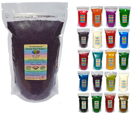Candy Floss Cotton Sugar EverydayisFriday Purple Original 1 KG - Ready to Use in Your Machine