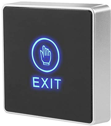Interrupteur à bouton de déverrouillage Tosuny Door Touch Exit avec touche LED pour système de contrôle d'accès de porte