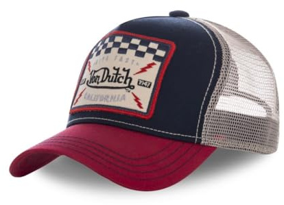 Von Dutch Casquette Enfant, Trucker Square, Bleu SQUA