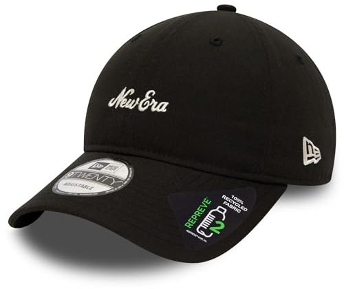 New Era 9Twenty Strapback Cap - Brand Script schwarz