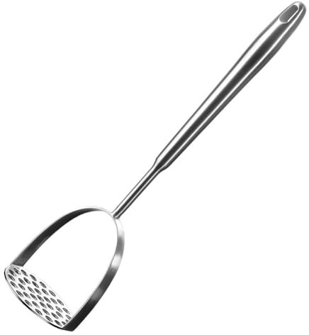 Potatismosare rostfritt stål, potatismassare, grönsaksmasher köksmask, grönsaksmasher potatispress, potatismasher för diskmaskinssäker, potatismos, grönsaker, frukt, avokado