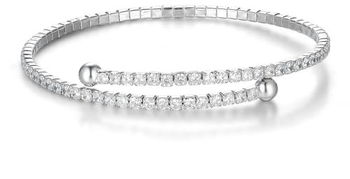 Schöner-SD Armreif Tennisarmband 925 Silber Armband