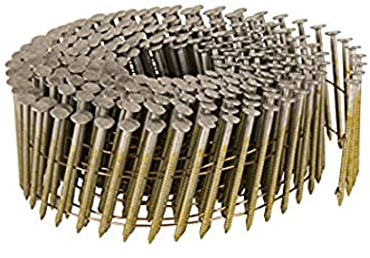 Metabo HPT Siding Nails | 1-3/4 Inch x .090 | 304 Stainless Steel | Wire Coil | Ring Shank | 900 Count | 13350HPT