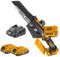 INGCO 20V Brushless Mini Chain Saw 6 Inch, Cordless Lithium-Ion One-Hand Mini Chain Saw with 2Pcs 2.0Ah Battery and 1Pcs Charger for Wood Cutting CGSLI20682-8