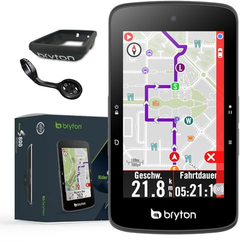 Bryton Rider S800E Gps Cycle Computer, Black, M