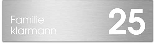 MOCAVI Stick 515 Briefkastenschild Edelstahl V4A selbstklebend, passend für Box 715