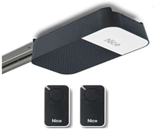 Kit Nice puertas seccionales y bajiculantes, guía de correa + 2 mandos a distancia SPIDO16BKCE