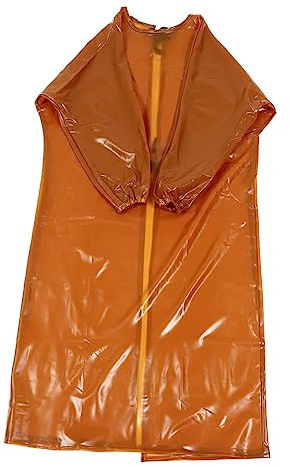 Uonlytech Blouse Élastique Transparente Imperméable Résistante à L'usure à Manches Longues Pour Abattoir Et Industrie Chimique Taille Grosse, Protection Anti-éclaboussures Réutilisable