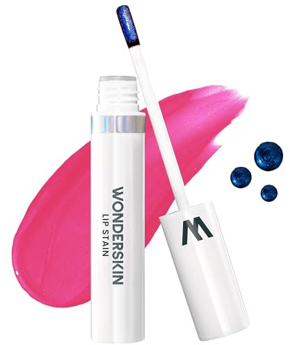 Wonderskin Wonder Blading Lip Stain Peel Off Masque - Tinte De Labios Rosa De Larga Duración, Resistente Al Agua Y A Prueba De Transferencia, Acabado Mate, Maquillaje Despegable (Neon Rose Masque)