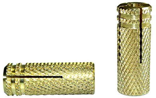 Messing Dübel/Messingdübel Spreizdübel M8 x 28mm (Menge wählbar) (20)