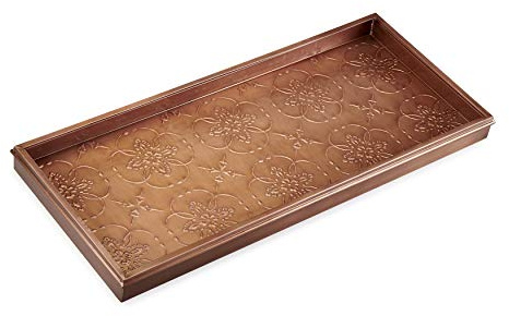 Good Directions 204VB Medallions Tray, Plants, Pet Bowls, and More Boots, Shoes, Storage, and More, Copper Large