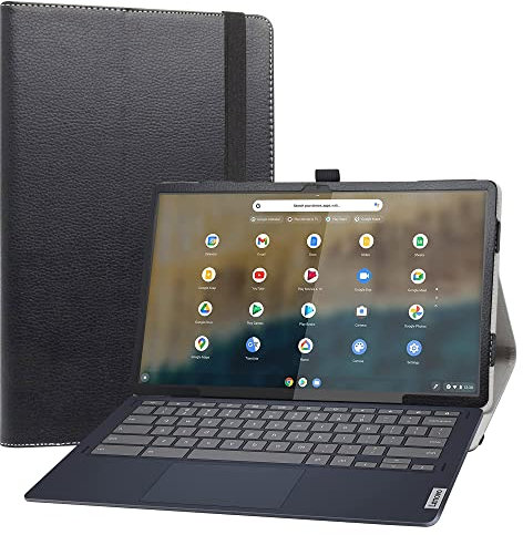 JRTAL Case for Lenovo Ideapad Duet 5 Chromebook, Stand Folio Case Cover for 13.3 Lenovo Ideapad Duet 5 Chromebook Tablet (Not fit Other models) - Black