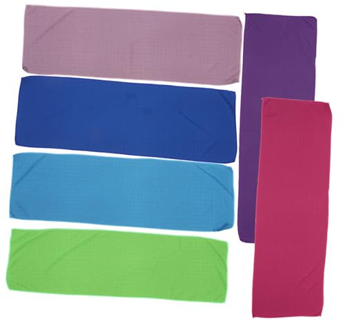 GALPADA 6stücke Kühlendes Handtuch Für Sport Und Alltag Schnell Trocknend Atmungsaktiv Für Training Reisen Wandern Klettern Schweißkontrolle Kompaktes Design Leicht Zu Tragen