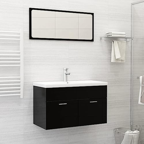 Genérico Lavabo Empotrado con Grifo cerámica Blanco 81x39x18 cm,Bricolaje,Fontanería,Piezas para fontanería,Lavabos y fregaderos,Lavabos-148625