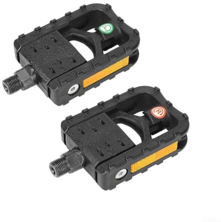 Besttoolifes Plegable para pedales para bicicletas de montaña y plegables, para una construcción duradera de polipropileno, antideslizante, para una fácil instalación, diseño compacto y portátil