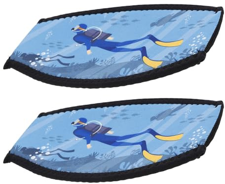 BRIGHTFUFU 2 Cubiertas de Neopreno para Correas de Máscara de Buceo, Accesorios para Natación y Snorkel, Aptas para Hombres y Mujeres