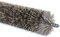 vom Pullach Hof Heizkörperbürste | Reinigungsbürste mit Ziegenhaarborsten | Kunststoffgriff | Weiß | Länge 115 cm | Kurzer Kopf ca. 23,5 cm