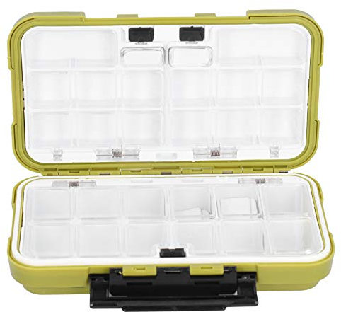 Tragbare Tackle Box Plano, Angelköder Box mit Block, Tackle Boxen für Angelköder Box zur Aufbewahrung von Angelködern