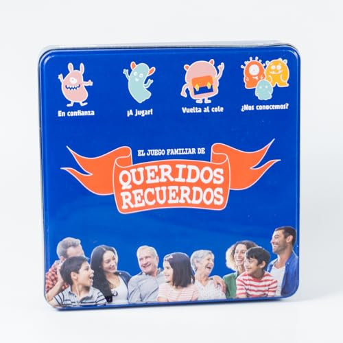 CALLE DEL REGALO 'Queridos Recuerdos' Juego de Mesa Familiar para Jugar con Amigos, Pruebas y Desafíos para Conocer Mejor a tu Familia