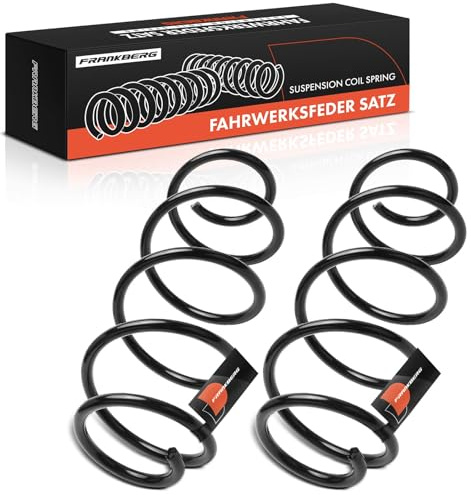 Frankberg 2x Muelles de Suspensión Eje delantero Compatible con C4 Grand Picasso II DA DE MPV 2013-2024 C4 Picasso II MPV 2013-2024 Replace# 9801945480