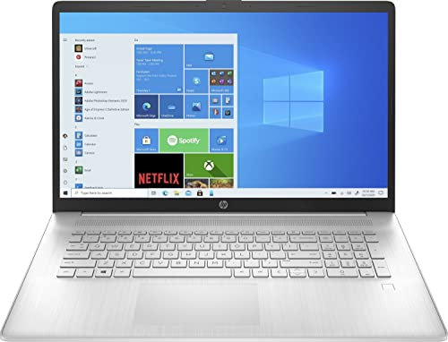 HP (FullHD 17,3 Zoll Gaming Notebook (AMD Ryzen 5 5500U 12-Thread CPU, 4.0 GHz, 32 GB DDR4, 1000 GB SSD, Radeon RX Vega 7 3D, HDMI, BT, USB 3.0, WLAN, Windows 11 Prof. 64, MS Office) | 7979