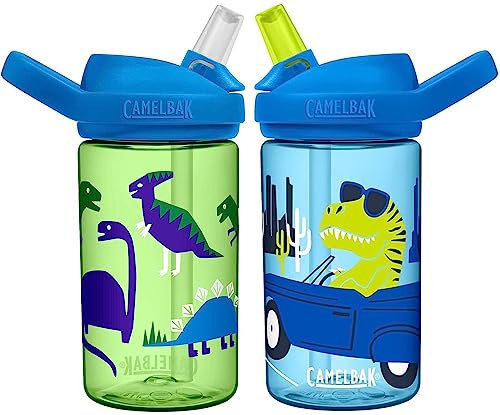 CAMELBAK Thrive Flip Straw Kids Twin Pack 400ml Water Bottles