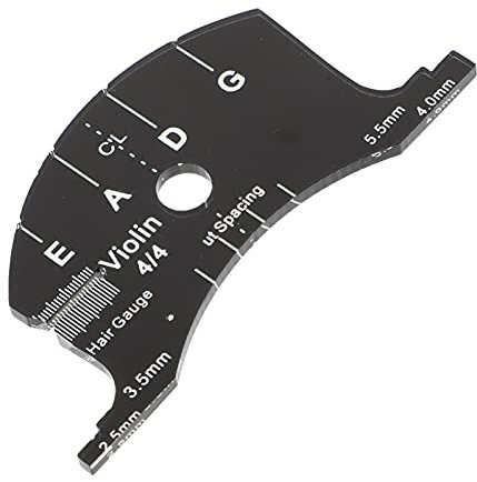 MILISTEN 1stk Geigen Code Griffbretter Schabwerkzeug Geigenbrücken Geigensteg Aus Ahorn Zubehör Für Violine Geigenbrücke Zubehör Geigendämpfer Aus Metall Werkzeuge Machen Einstellbar Acryl