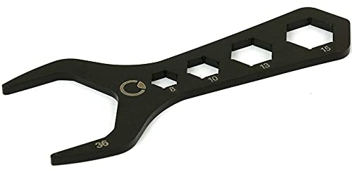 by.schulz By.Schulz Unisex – Erwachsene Multifunktionsschlüssel-03701075 Multifunktionsschlüssel, Schwarz, Einheitsgröße