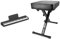 Yamaha P-145 Digital Piano, Schwarz & RockJam Premium Adjustable Padded Keyboard Bench or Digital Piano Stool, Regulär