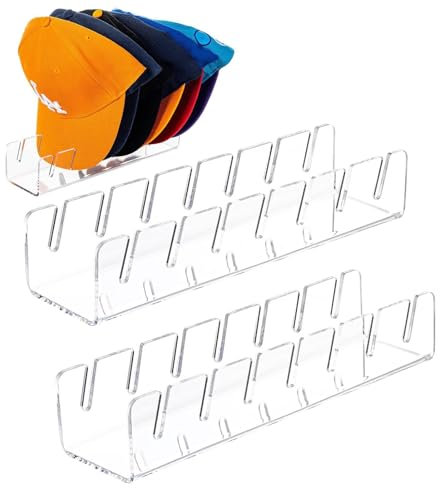Cap Stand Für Baseball Caps, Acryl Hut Organizer Für Baseballkappen, No Installieren Acryl Hut Organizer, Aufstellbare Hutablagen, Cap Halter Für Baseball Caps Display Und Organizer, Für Baseballmütze