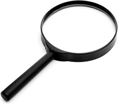 WedDecor 5x Pocket Magnifying Glass for Reading & Inspection